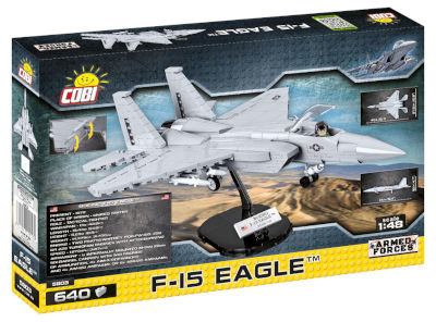 KLOCKI COBI ARMED FORCES 5803 MYŚLIWIEC F-15 EAGLE 590 KL.